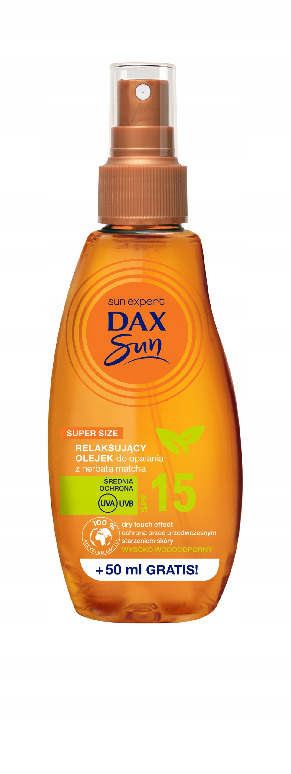 Olejek do opalania DAX Sun 15 SPF 200 ml
