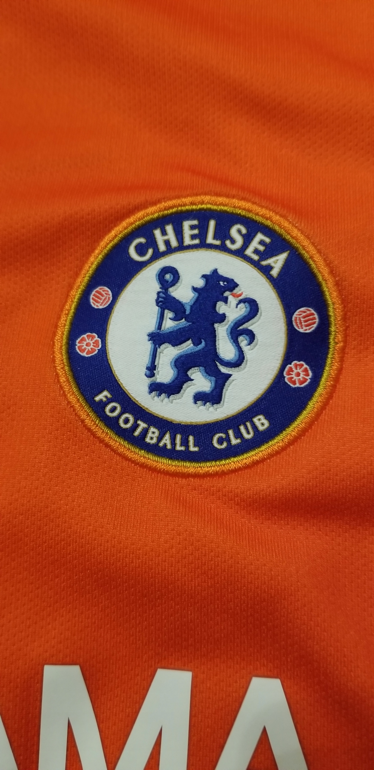 Nike bluza bramkarza klub Chelsea rozmiar 158-170 cm Kolor pomarańczowy
