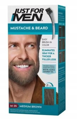 

Just For Men Odsiwiacz Do Brody Średni Brąz M-35