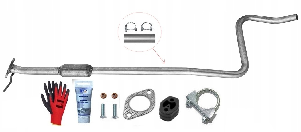 Ford Fiesta VI 1.25i 16V 44-60kW 1.4i 16V 71kW 2008-2012 TRUBKA+bonus