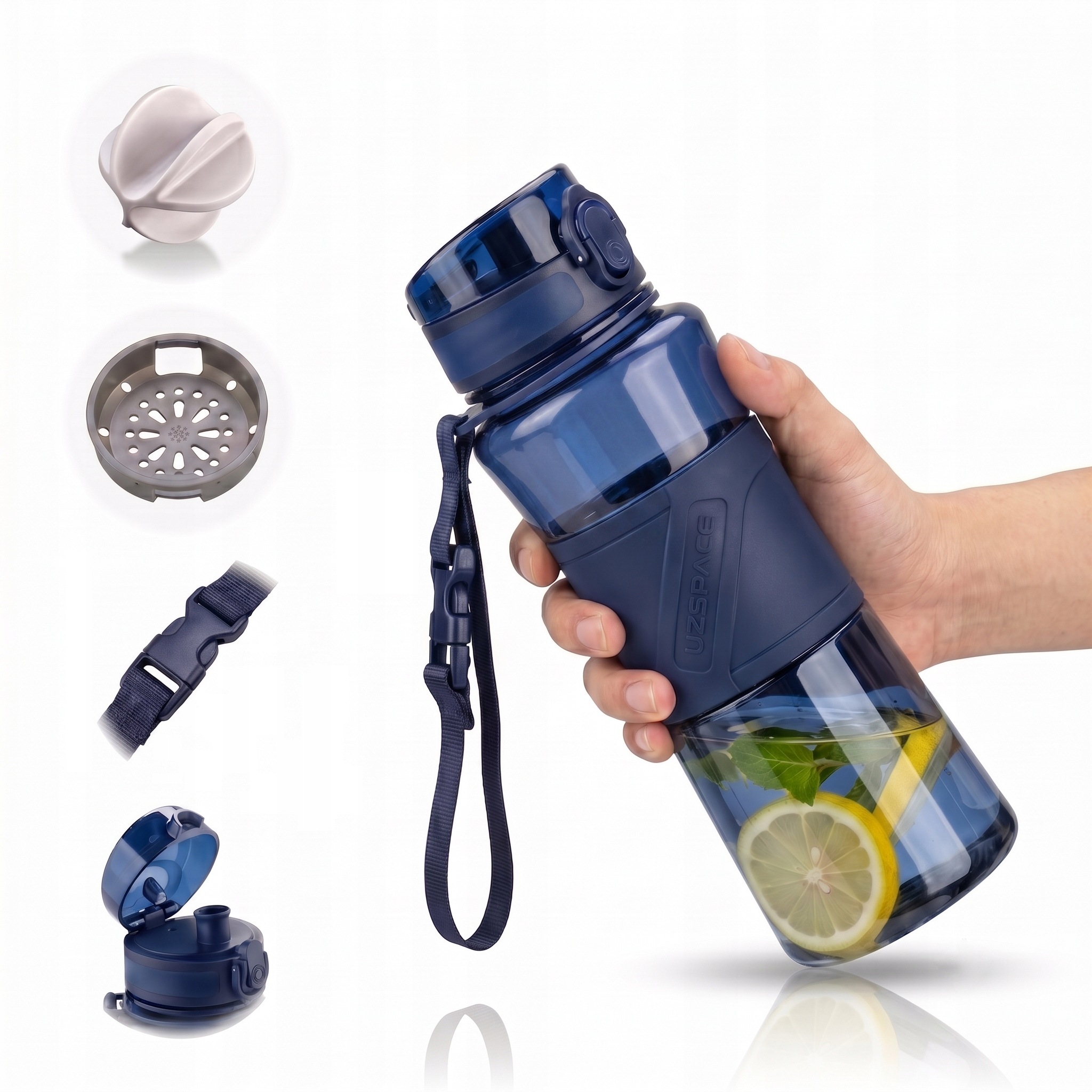 Butelka na wodę izotonik Bidon treningowy Shaker do białka odżywek 700 ml