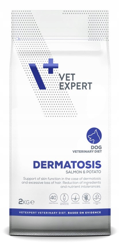 VetExpert 4t vet diet Dog Dermatosis 2kg łosoś