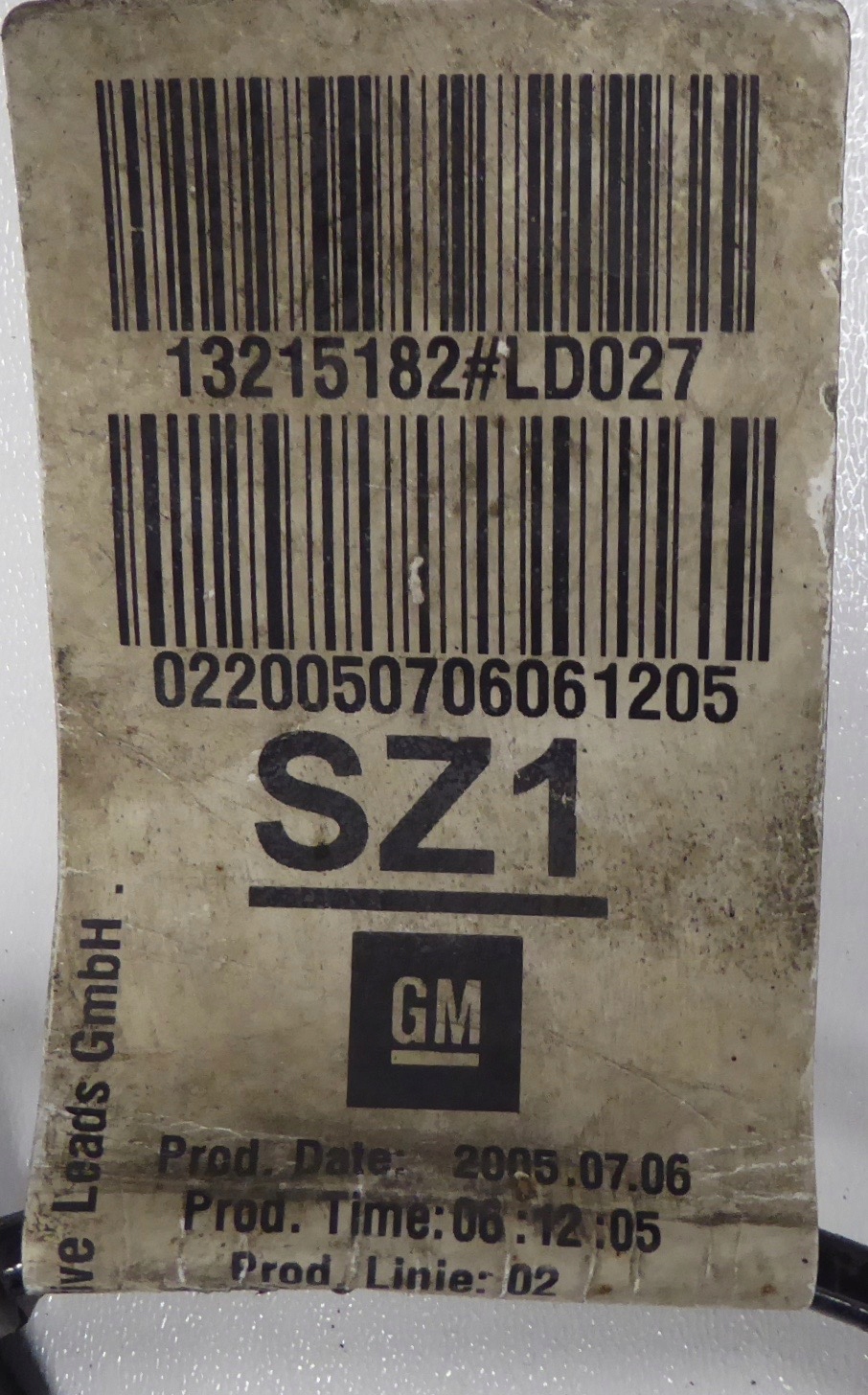 cablaggio ammortizzatore OPEL VECTRA C SIGNUM