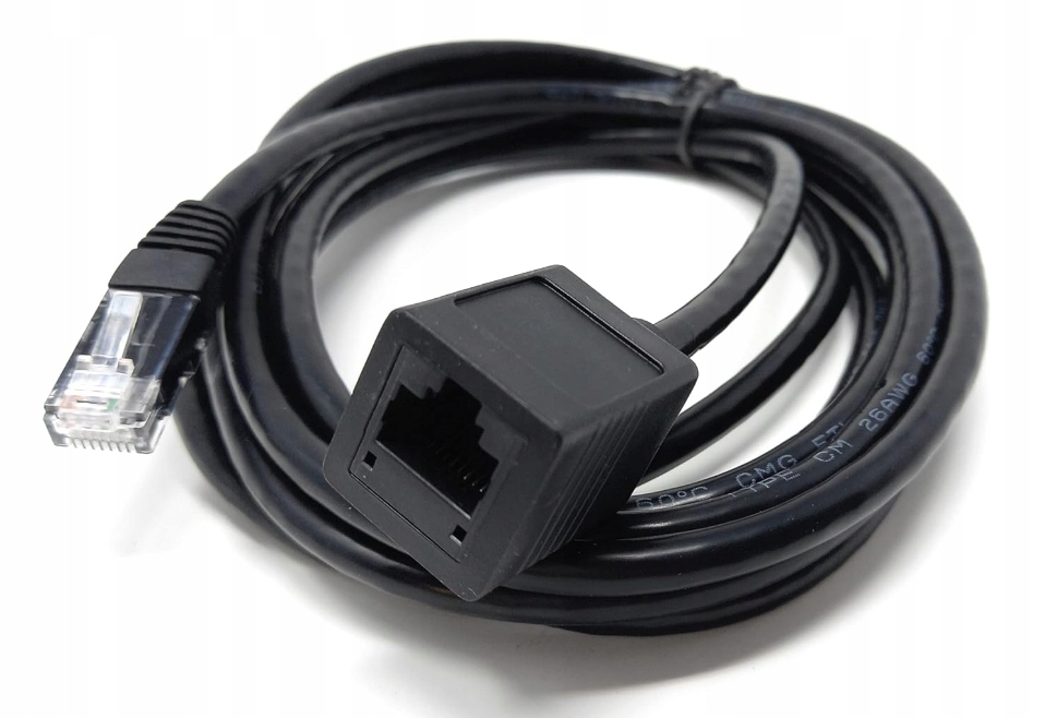 Złącze Ethernet RJ45 Cat6 Przewód 10-metrowy męski na żeński kabel Lan