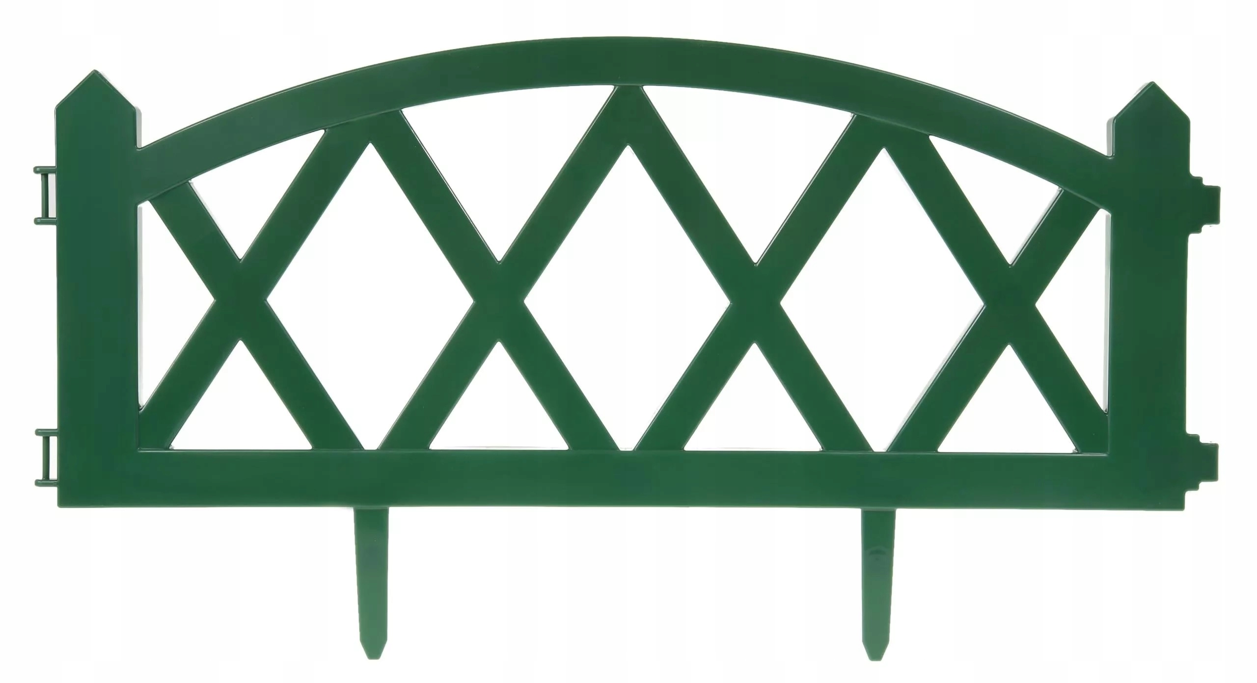 PŁOTEK ogrodowy 2,3mb ozdobny palisada Zielony