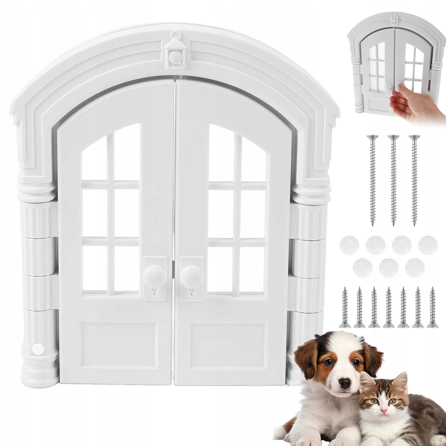 Levně Moderní Dveře Pro Kočky A Štěňata Abs S Bezpečným Zámkem Průchodu