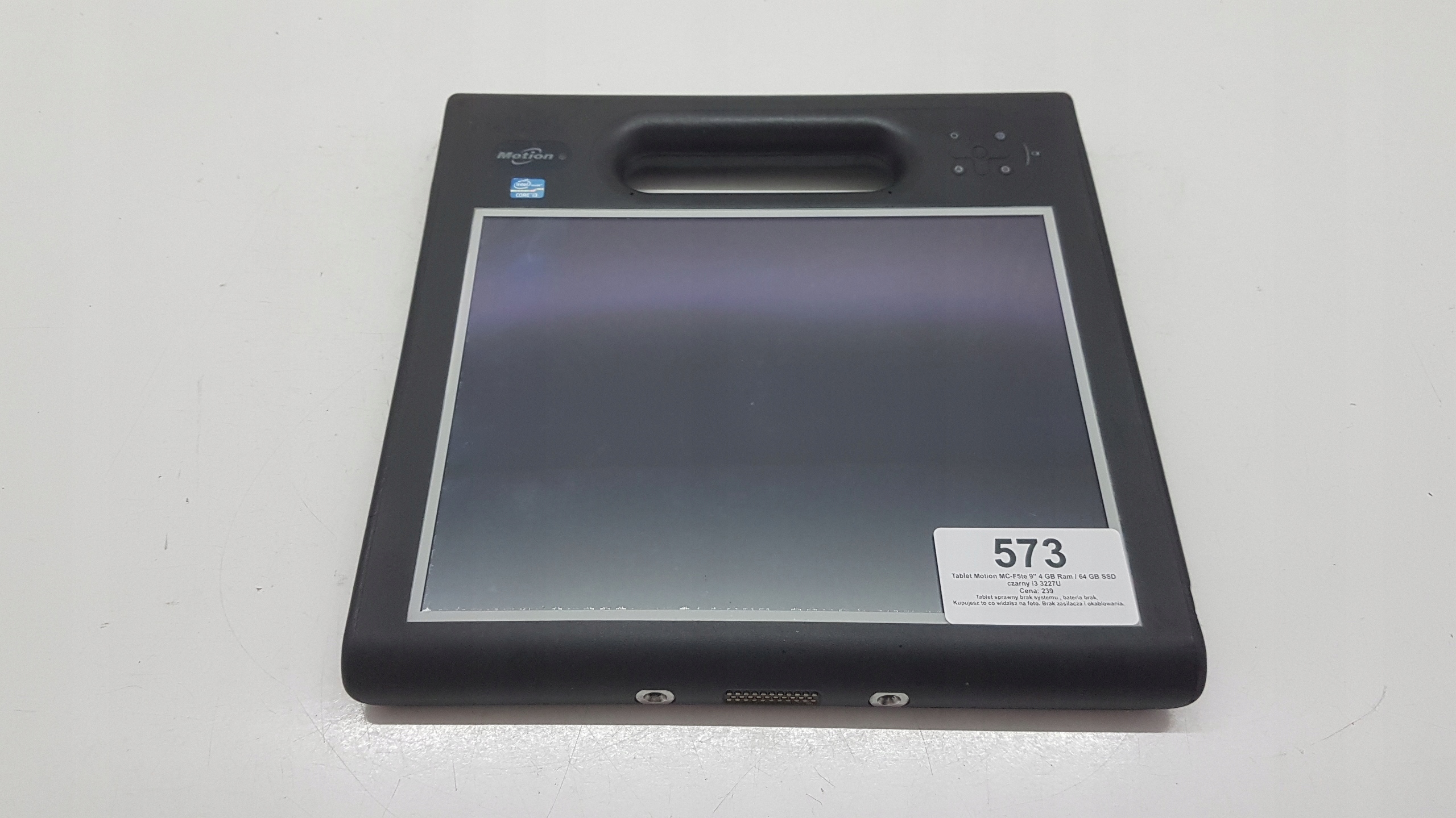 Tablet Motion MC-F5te 9&quot; 4 GB Ram / 64 GB SSD čierny i3 3227U (573)