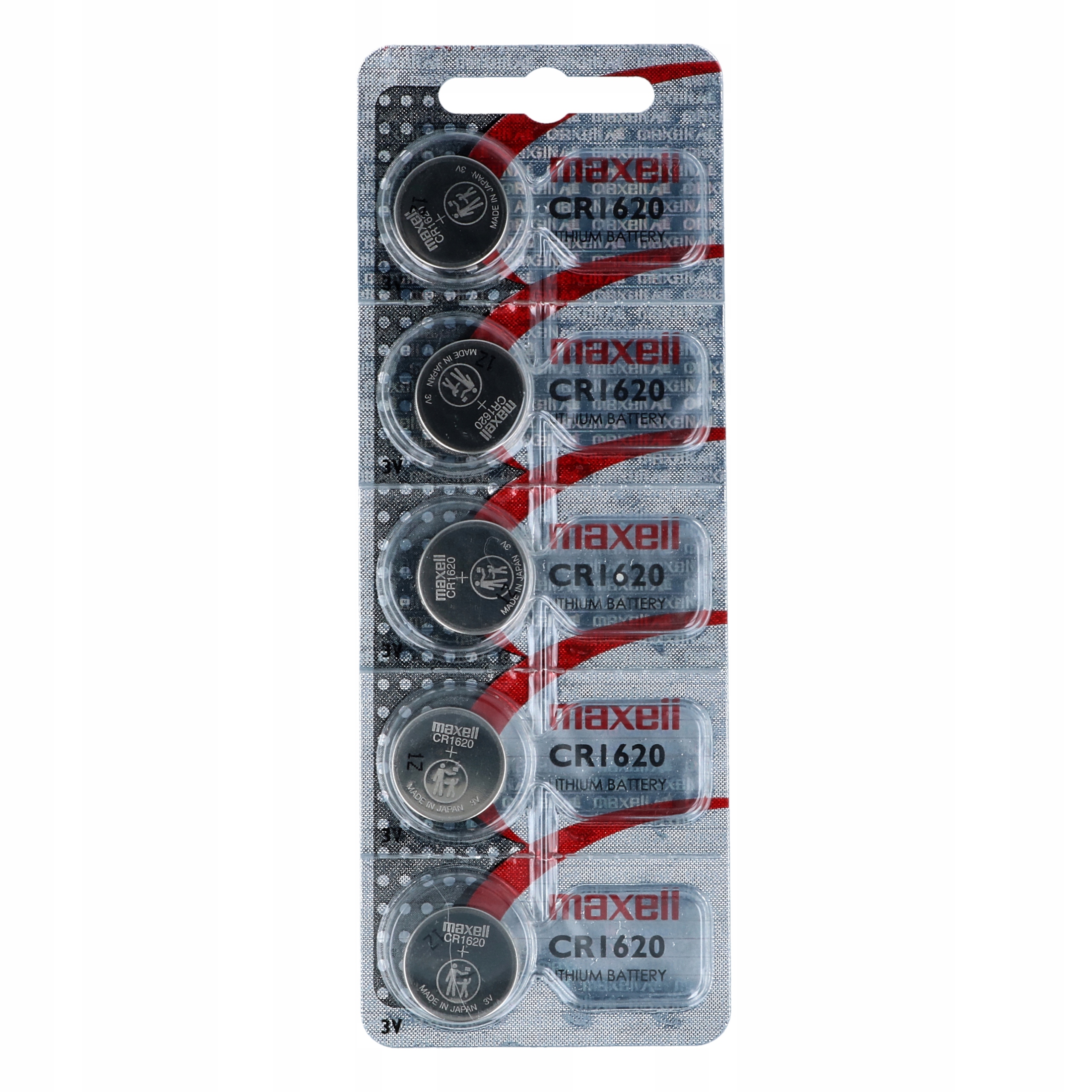 

Bateria Maxell Litowa CR1620 3V 5szt.