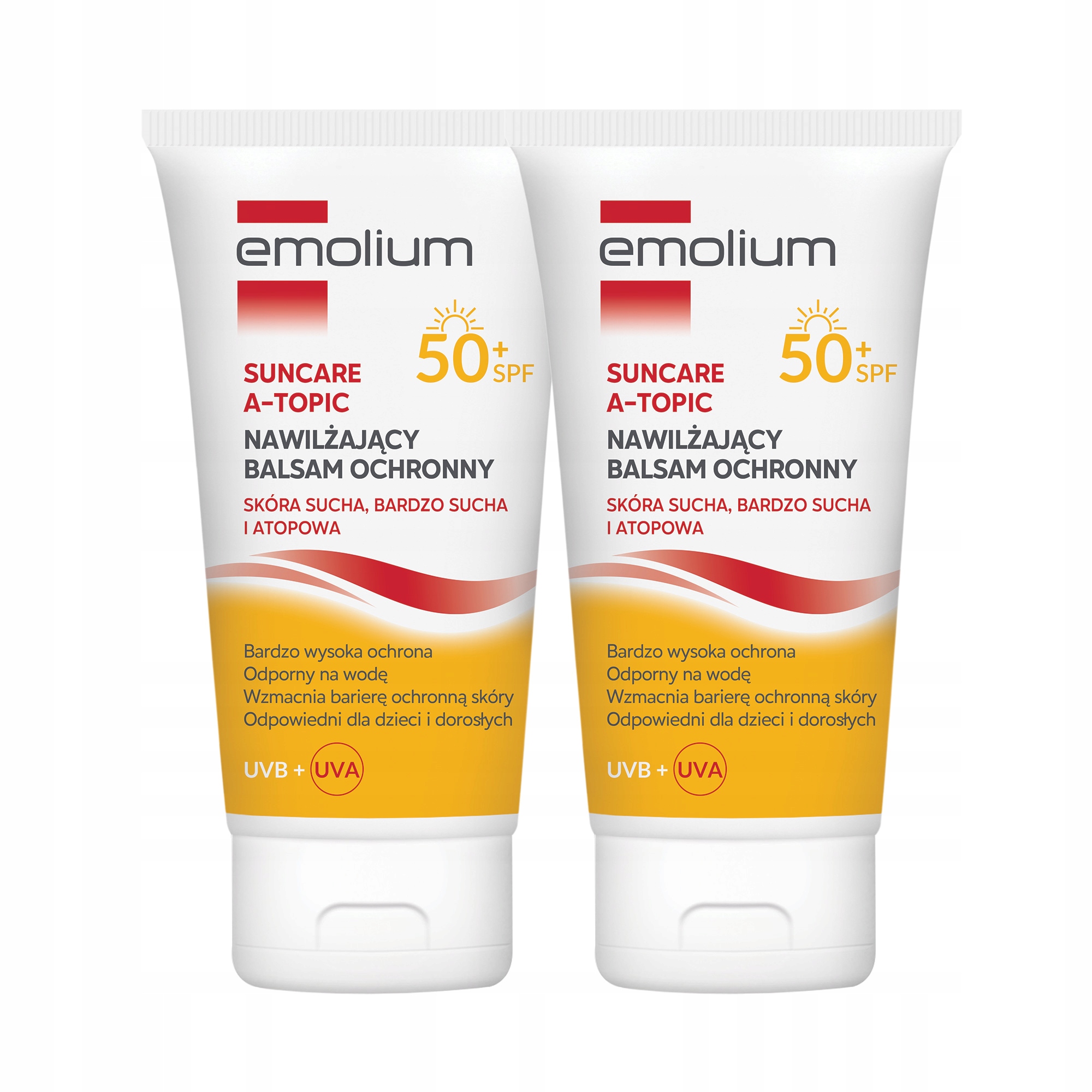 Emolium Suncare A-topic Nawilżający balsam ochronny 150 ml x2