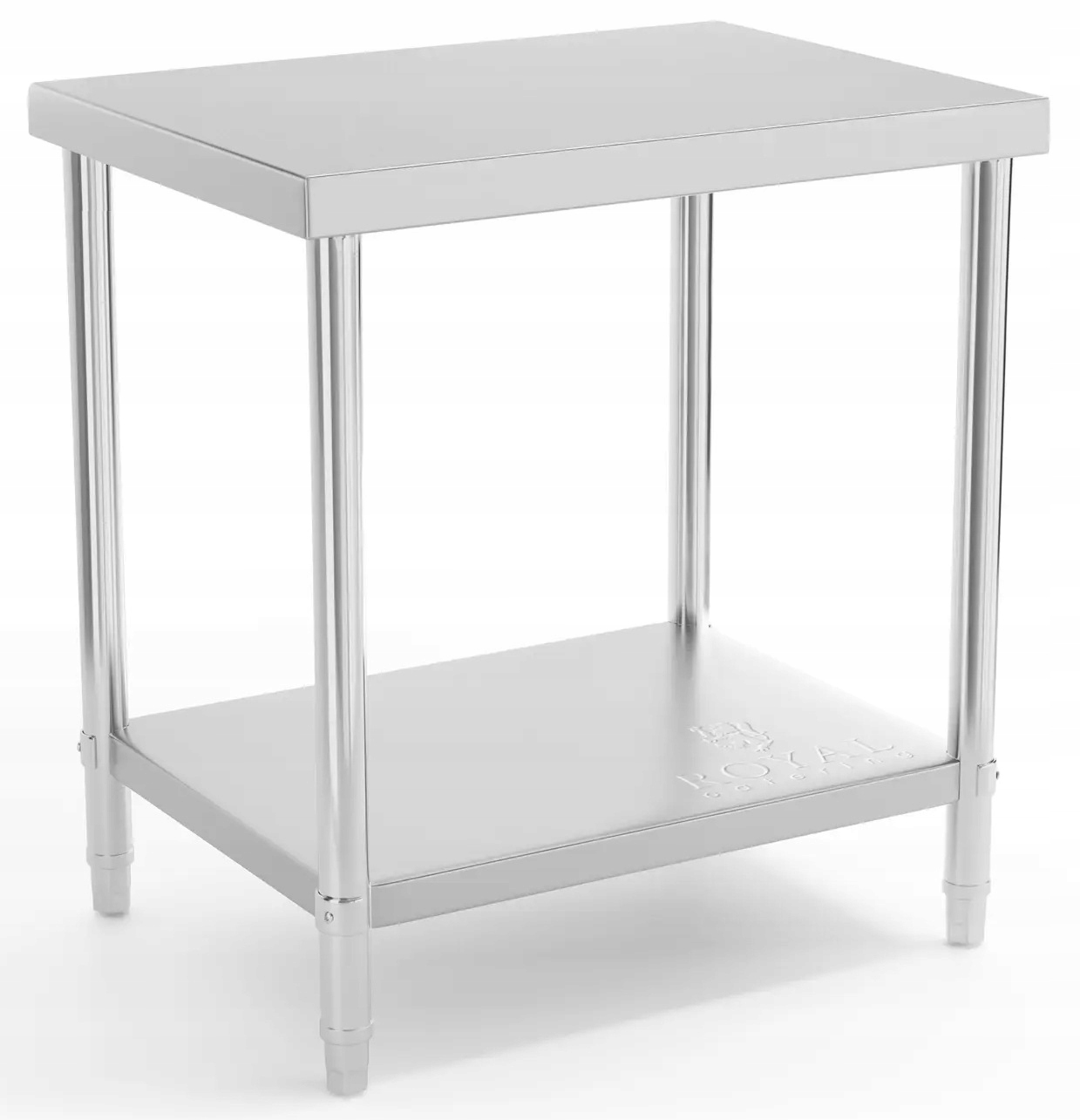 Stół roboczy ze stali nierdzewn 80x60 ROYAL CATERING RCAT-80/60-NW 10011352