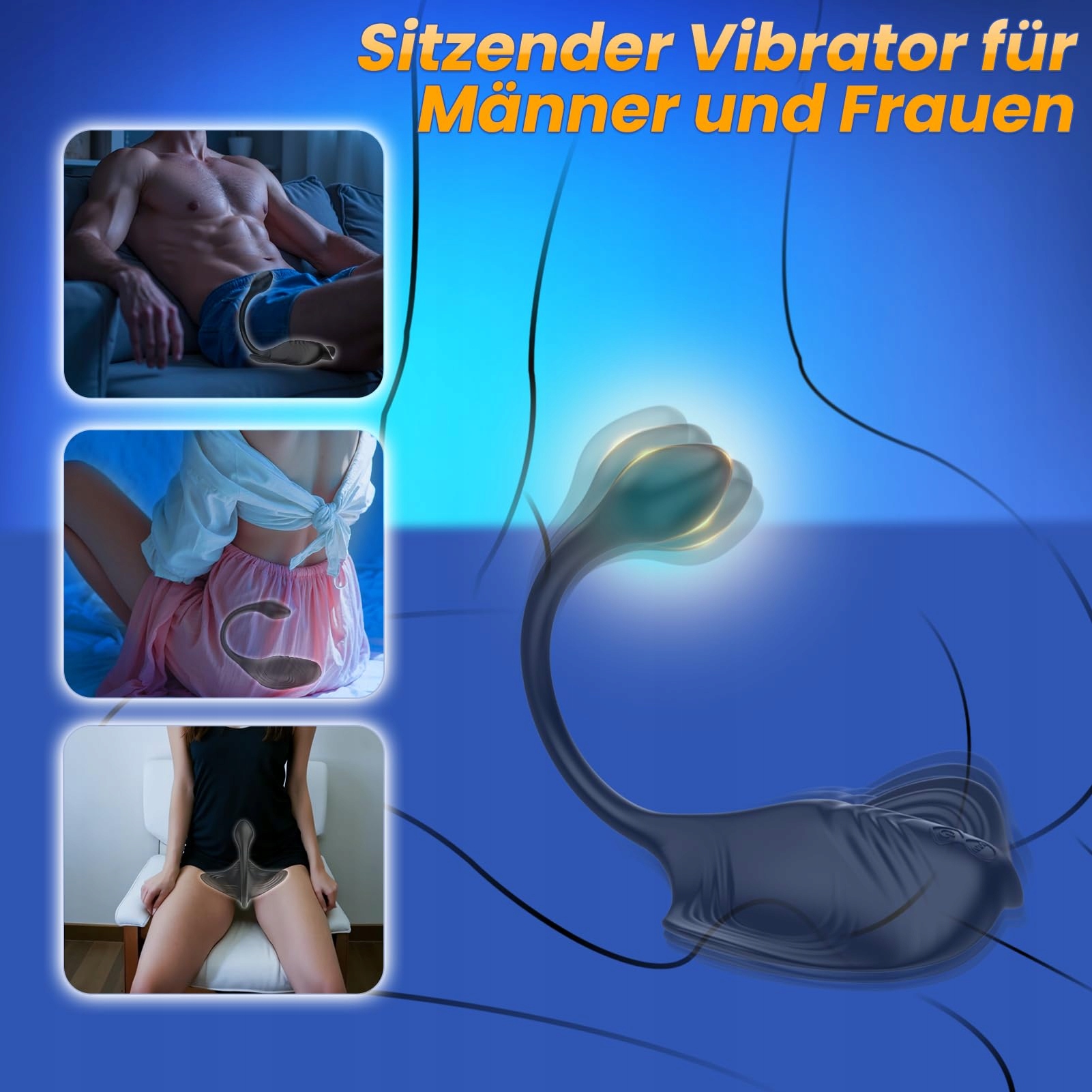 ANALVIBRATOREN Wibrator Prostaty Dla Mężczyzn Z Podwójnym Silnikiem — miniatura 5
