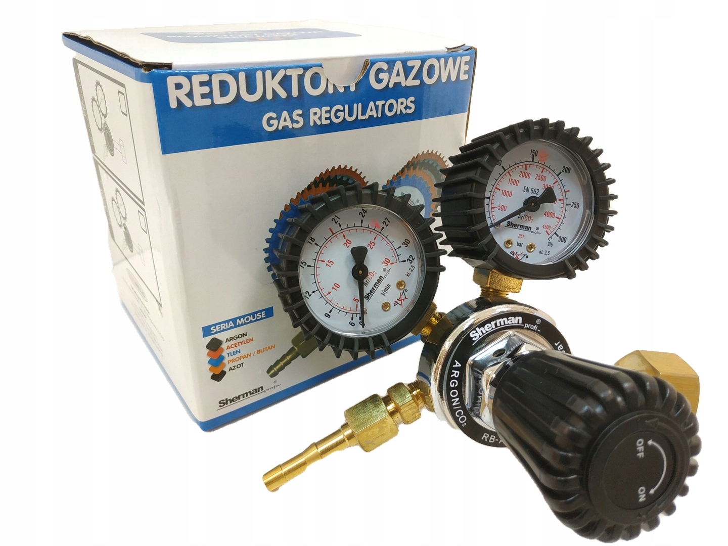 

Reduktor gazowy Sherman CO2/Argon RB-CO2-MOUSE