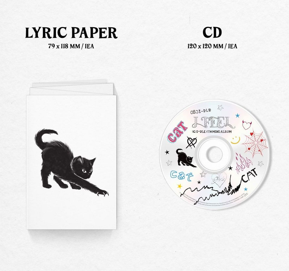 {{{ (G)I-DLE - I FEEL - CAT VER. Nośnik CD