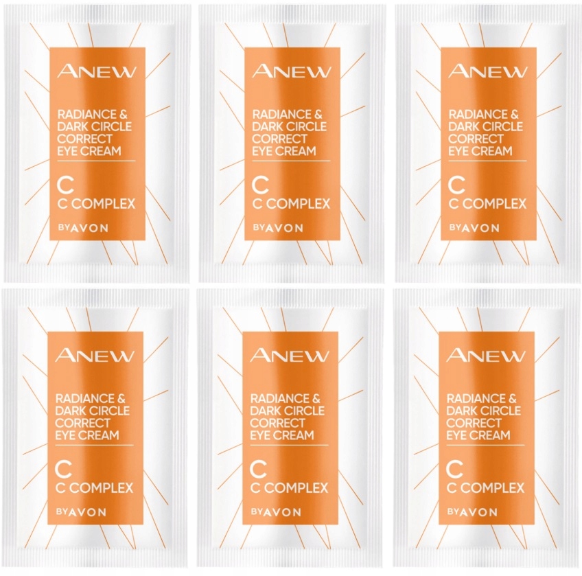 AVON ANEW Radiance Eye Correct Rozświetlający krem oczy Complex C próbki 6x