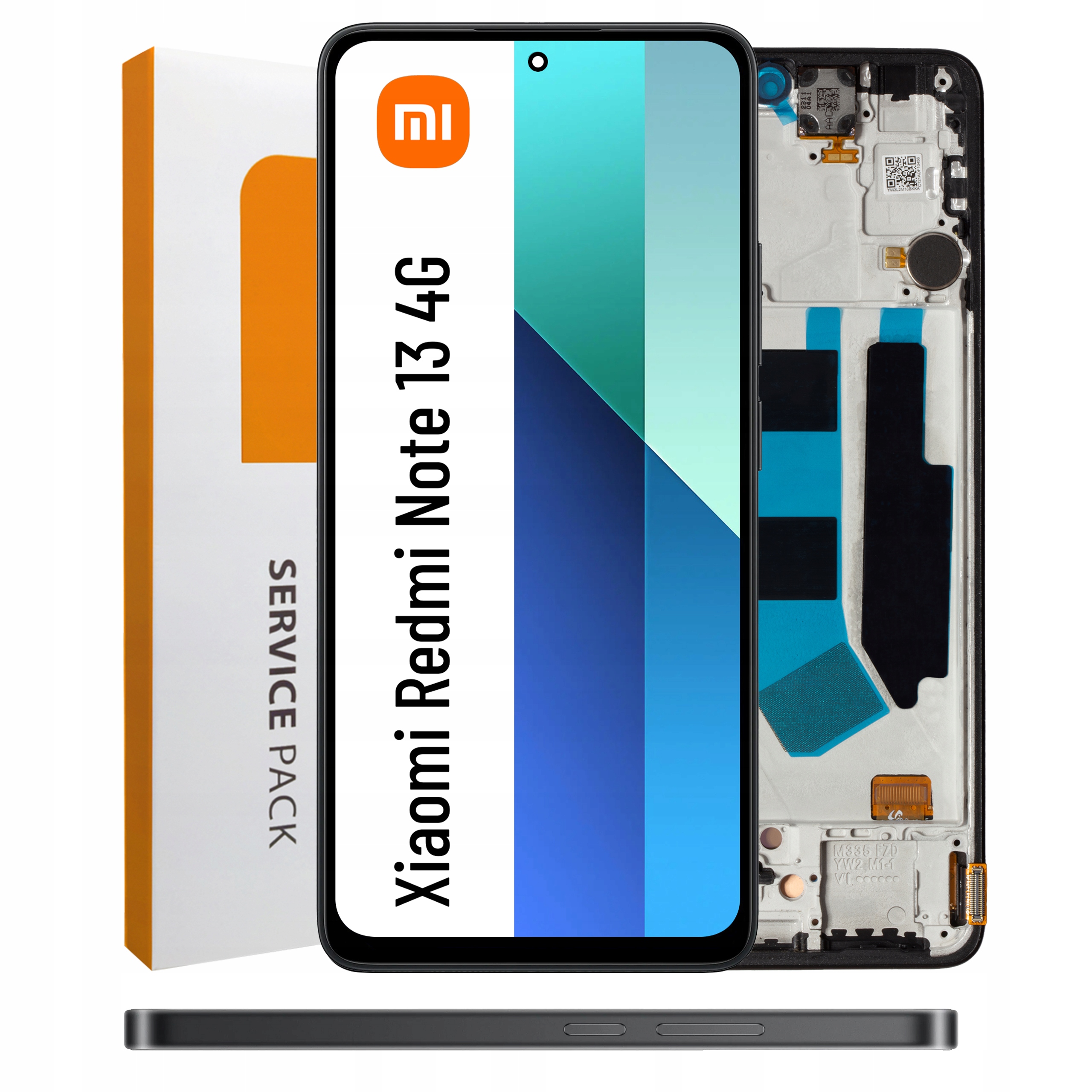 LCD displej pro Xiaomi Redmi Note 13 4G Obrazovka Černý Rámeček Originál Zila