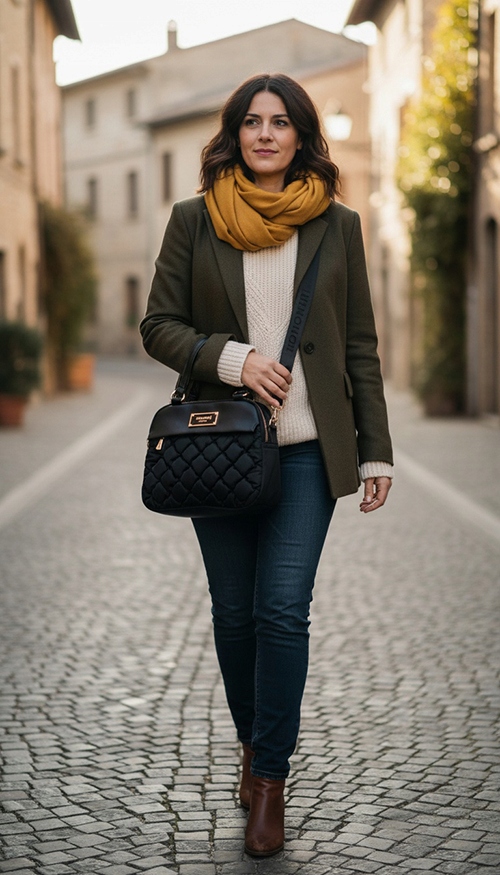 TOREBKA LISTONOSZKA MONNARI PIKOWANA SPORTOWA POJEMNA 3 KOMOROWA Czarny Marka Monnari