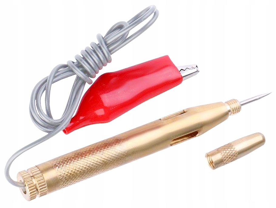 TESTER PRÓBNIK NAPIĘCIA PRĄDU 6-24V metalowy IGŁA