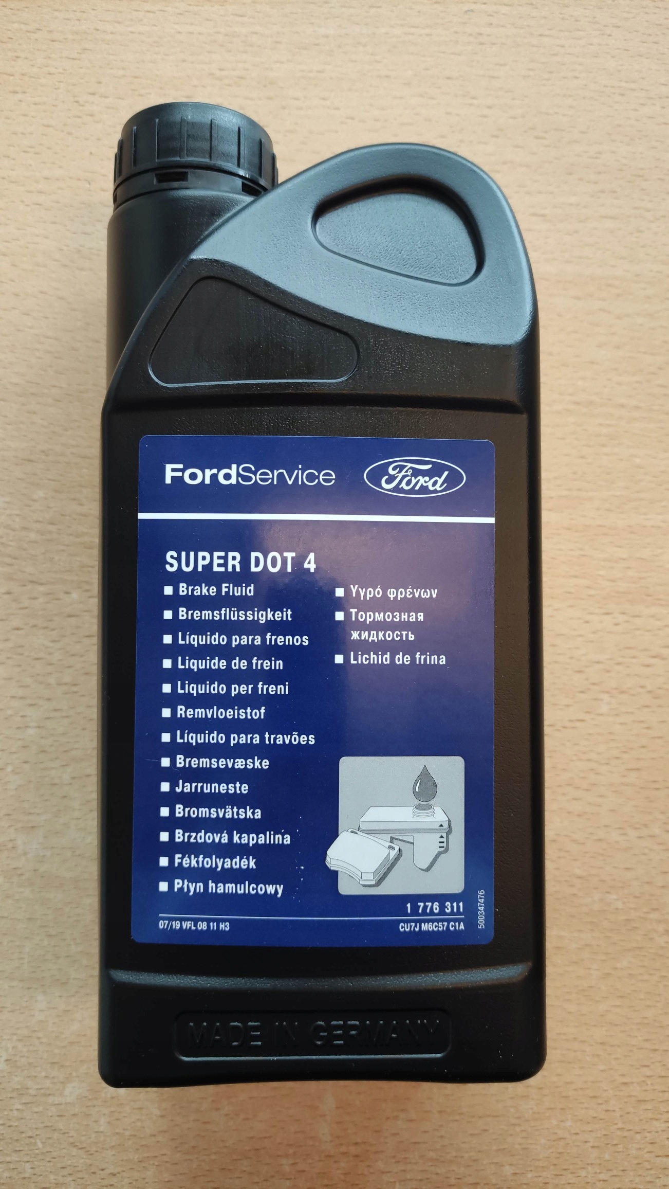 PŁYN HAMULCOWY 1L FORD SUPER DOT 4