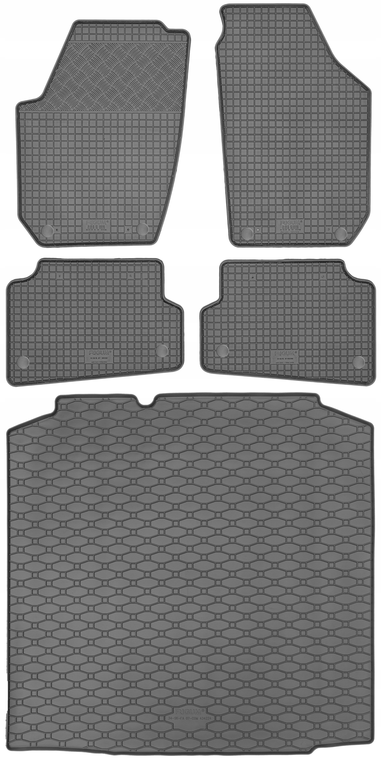 Škoda Fabia II Kombi 2007-2014 Podložka do kufra koberčeky