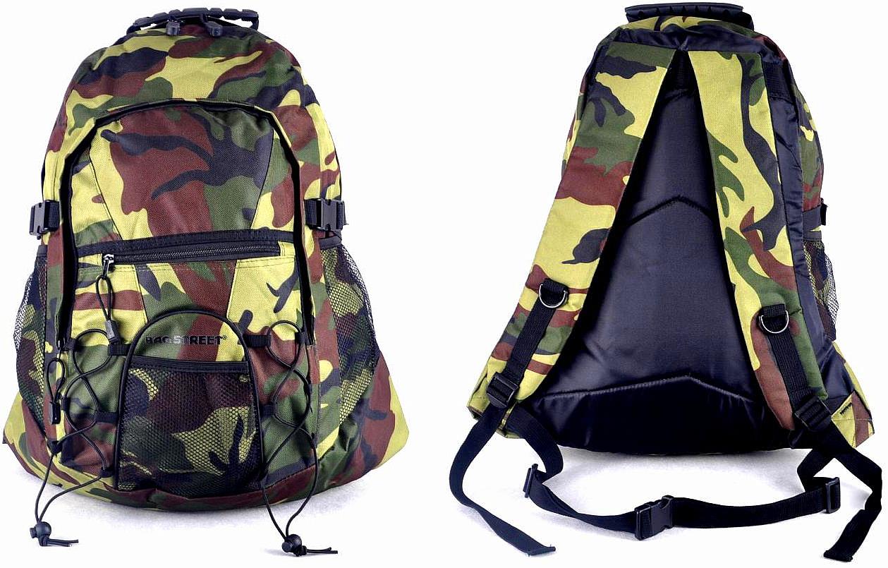 Funkční Batoh Maskáčový Sportovní batoh Camo Outdoorový Sáček Vojenský