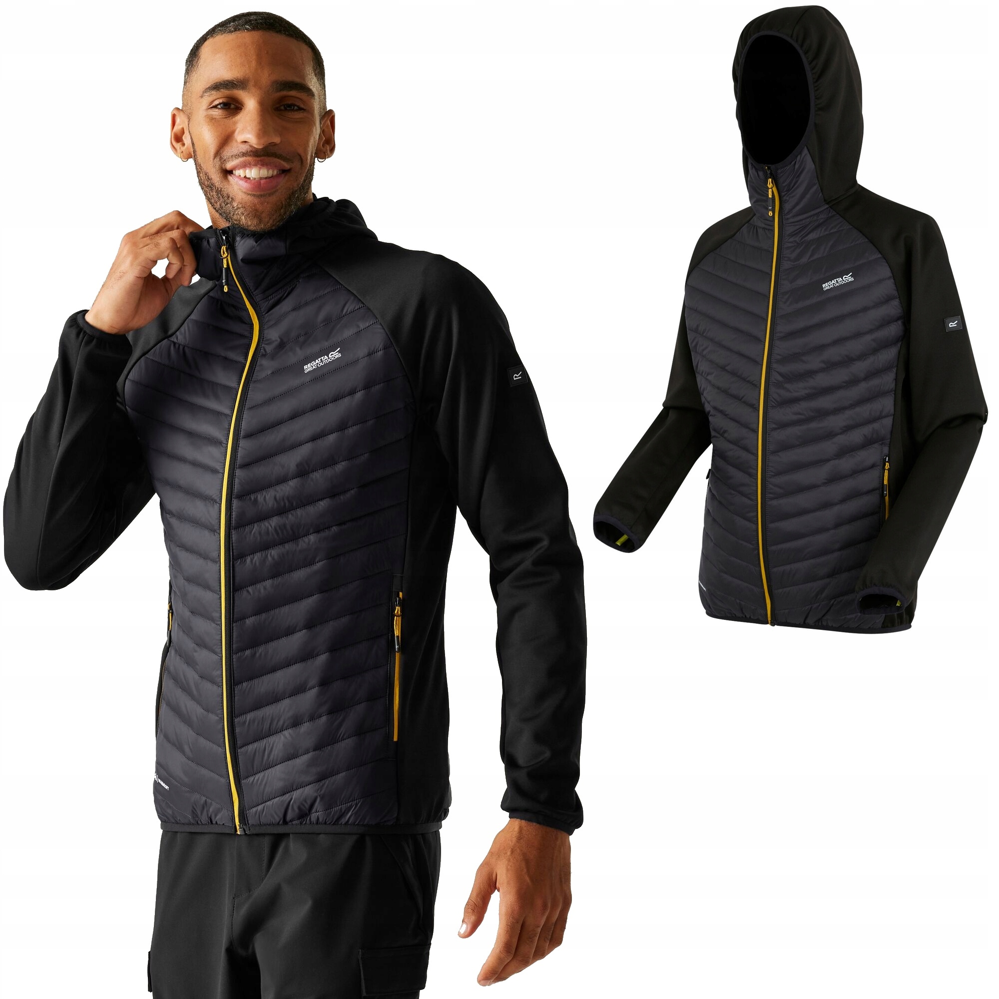 Kurtka Męska Regatta Andreson Hybrid M Czarny