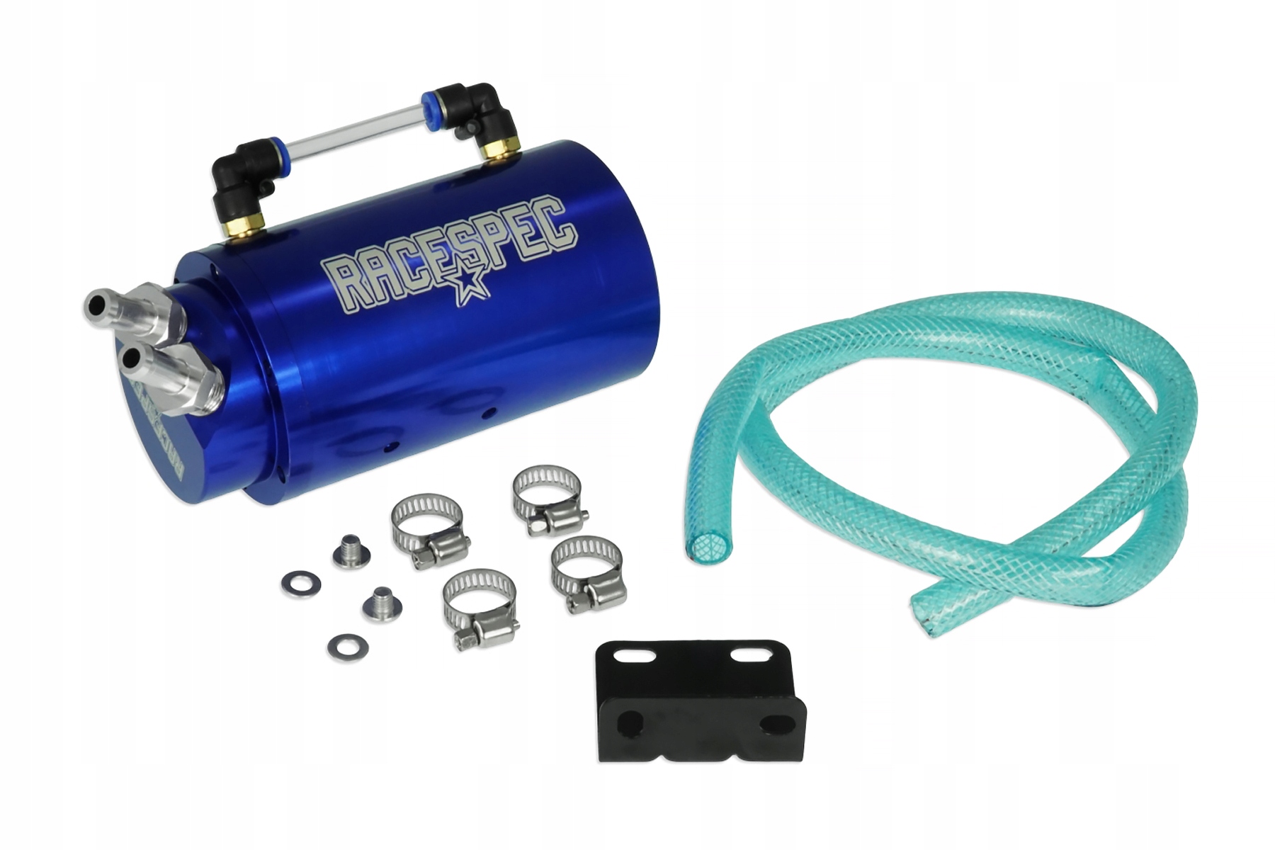 Oil catch tank Racespec OT01 Silver 12mm