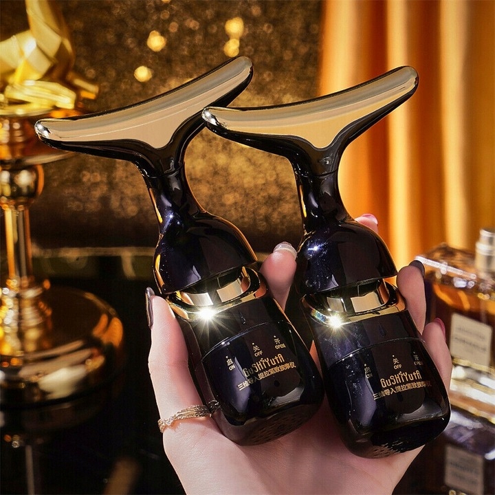 MASAŻER 3w1 DO TWARZY SZYI LIFTING WIBRACYJNY Marka inna marka