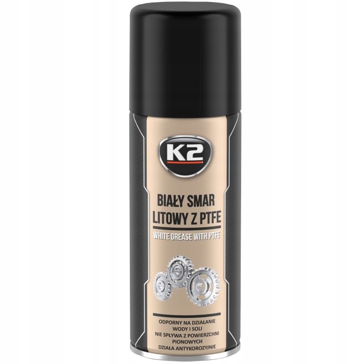 

K2 Biały Smar Litowy Z Teflonem Ptfe 400ML