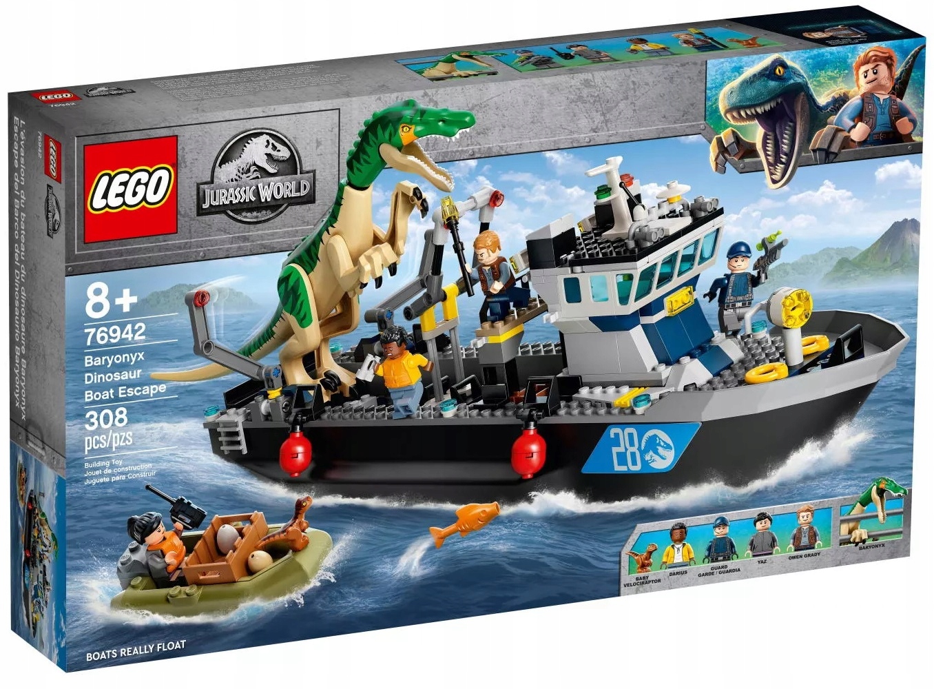 LEGO JURASSIC WORLD 76942 BARIONYKS I UCIECZKA Marka LEGO
