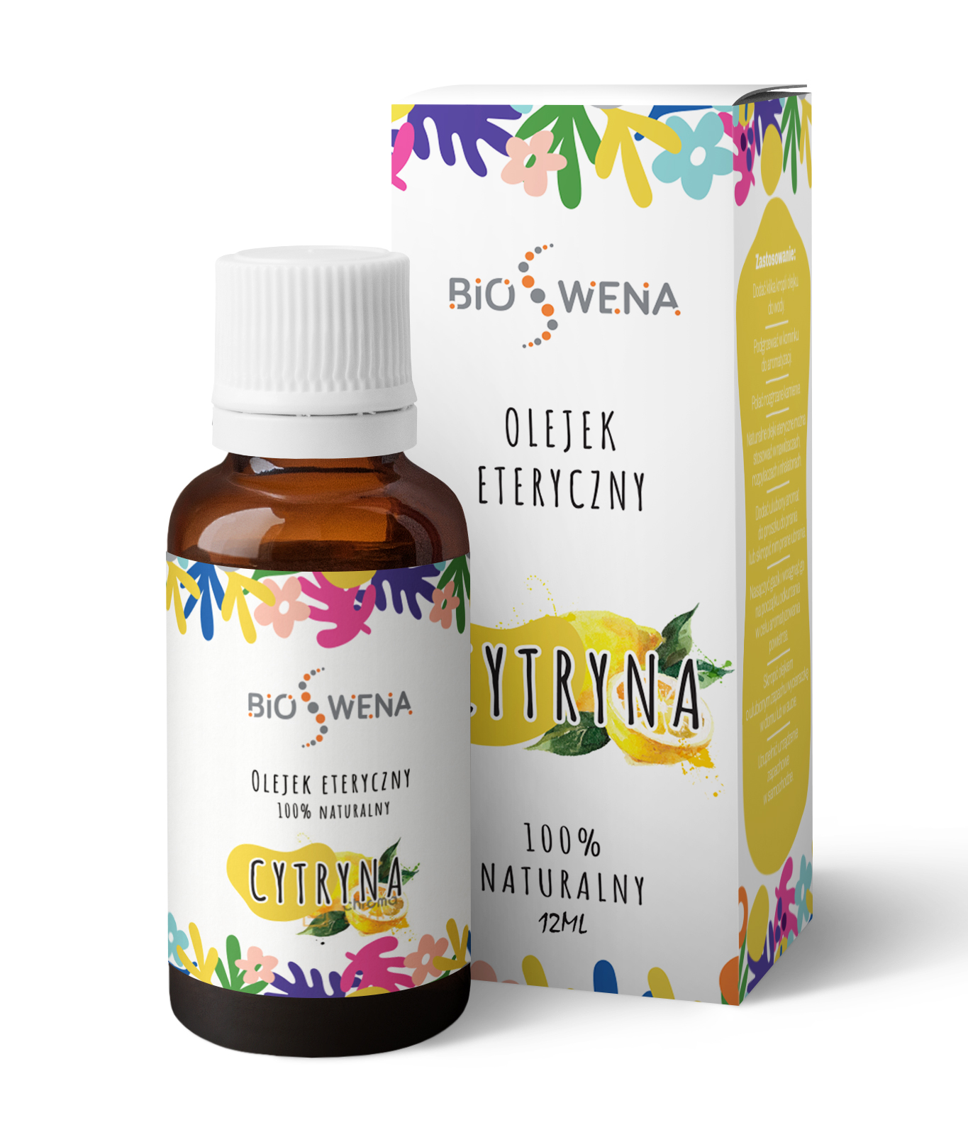 

Olejek olej eteryczny Cytrynowy 12 ml aromaterapia