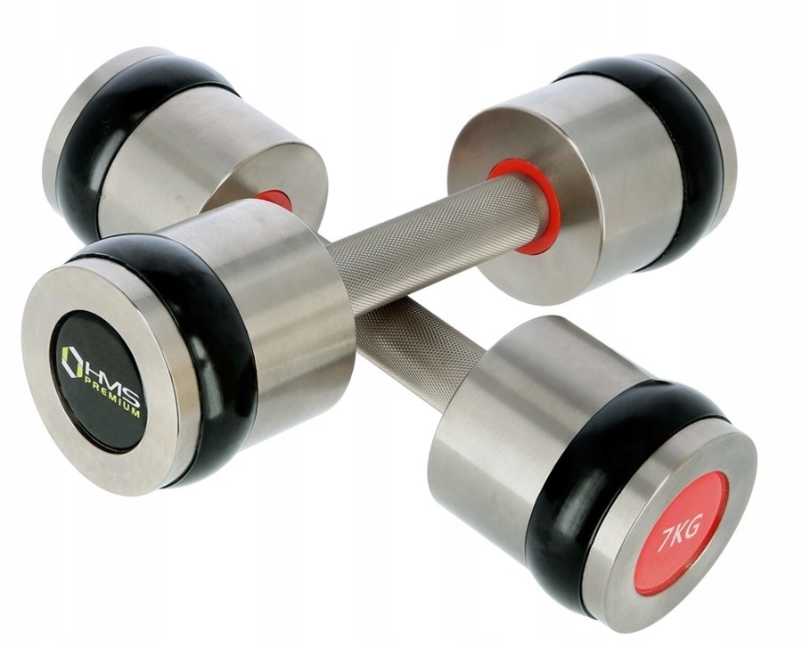 Hantle Ciężarki Chromowane Do Ćwiczeń 2x7 kg