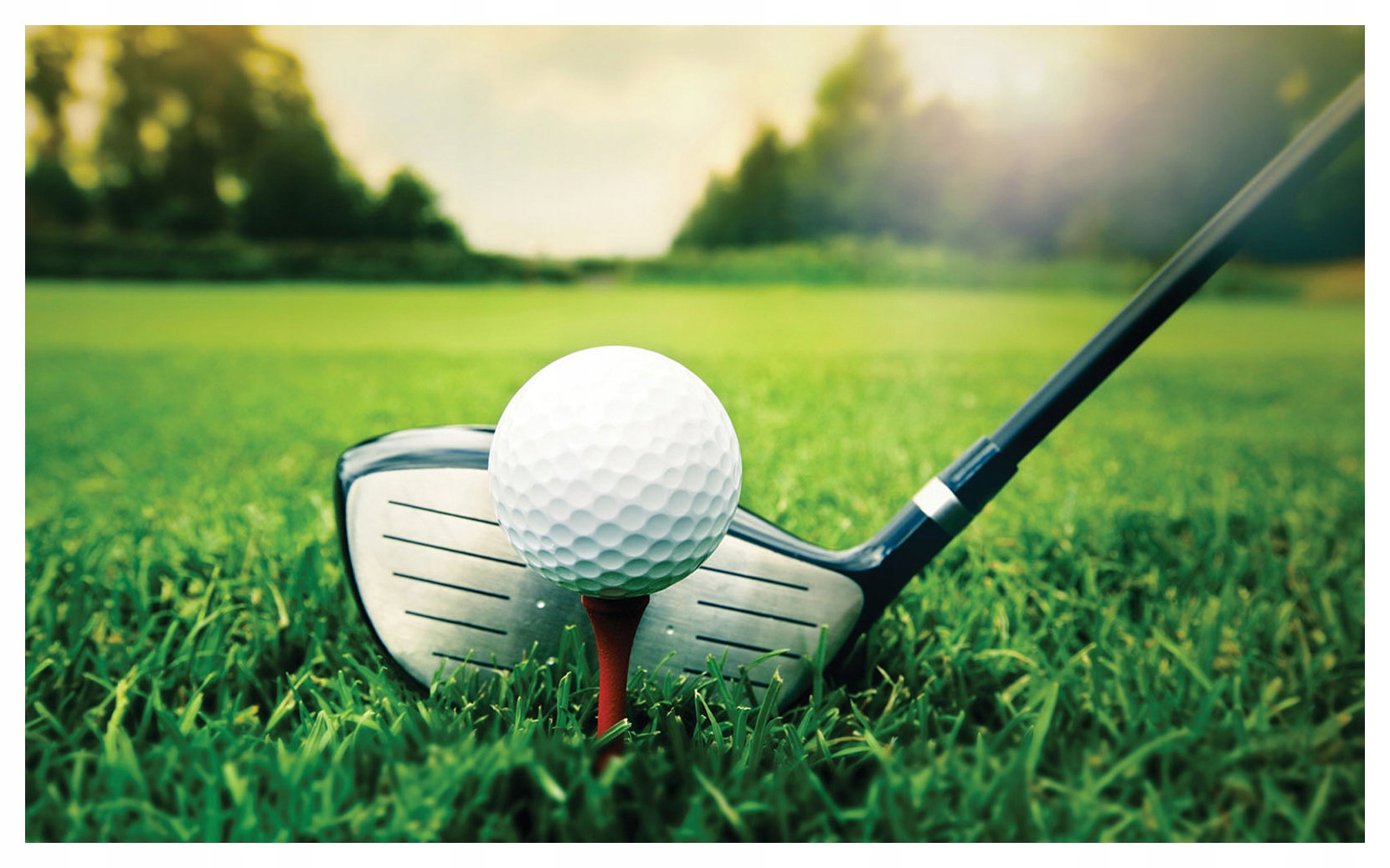 Fototapeta Golf míč pole perspektiva sport a relaxace 312x219 lepidlo