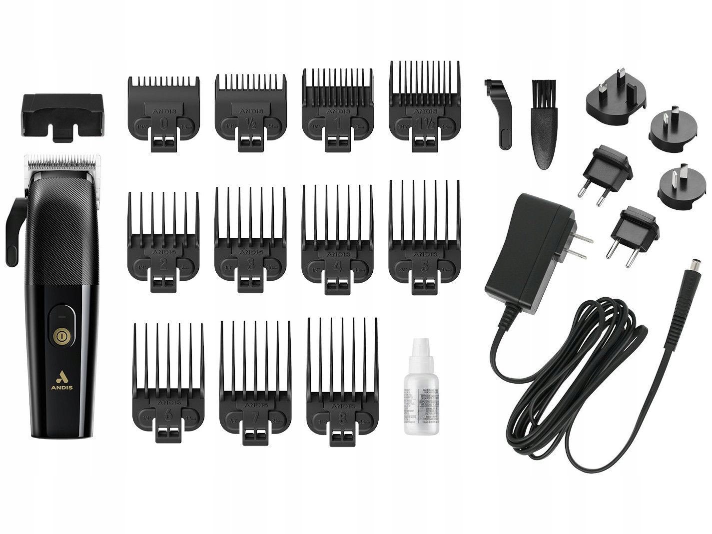 Andis Envy II Black bezprzewodowa maszynka do włosów, maszynka do strzyżeni