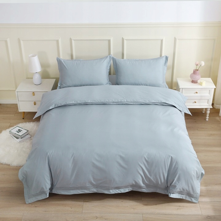 Povlečení bavlněné 200x220 2x70x80 2x40x40 Modrá Lena Inspirace