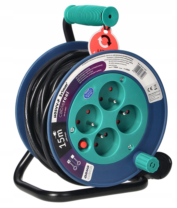 Przedłużacz bębnowy ORNO MINI 4 OR-AE-1339/T Marka Orno