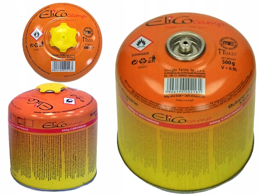

Nabój kartusz gaz Elico do kuchenki palnika 500g
