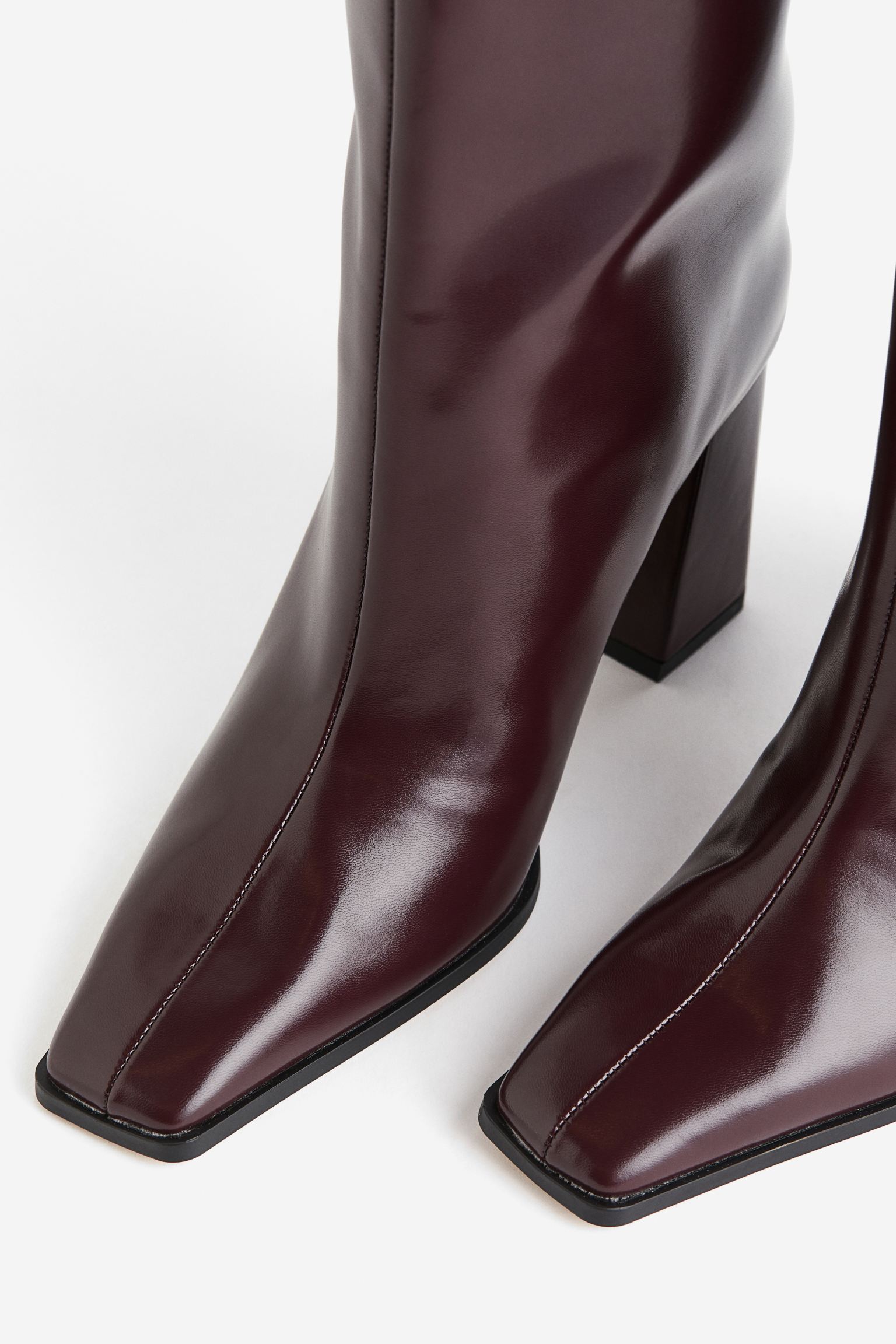 Kozaki za kolano KOWBOJKI WYSOKIE DŁUGIE H&M 41 NOWE Kolor czerwony