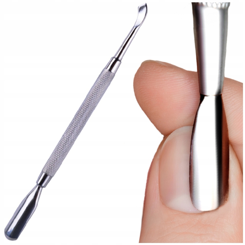 Dłutko Z NOŻYKIEM do skórek dwustronne kopytko