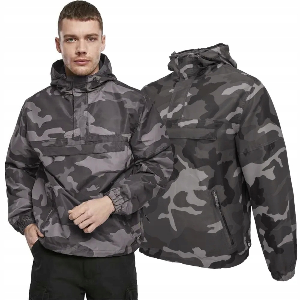 Bunda Brandit Klokanka Summer Windbreaker Grey Camo [L]