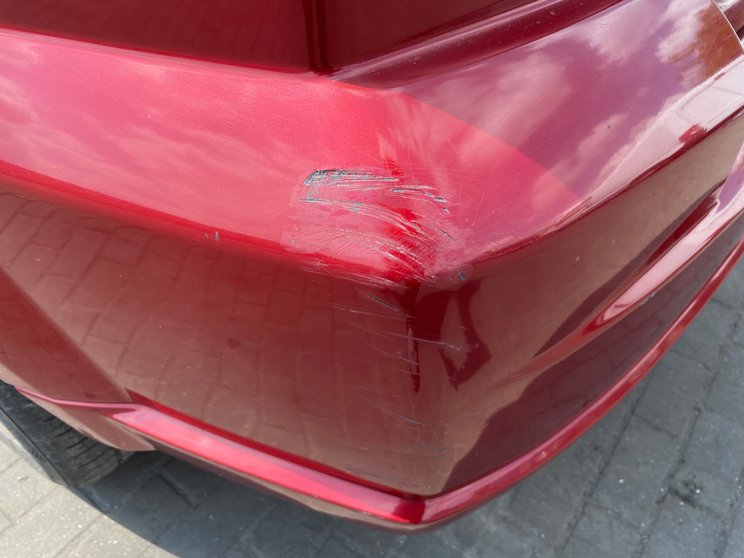 bumper rear rear part Dodge Caliber 06-12 code lakieru PRH