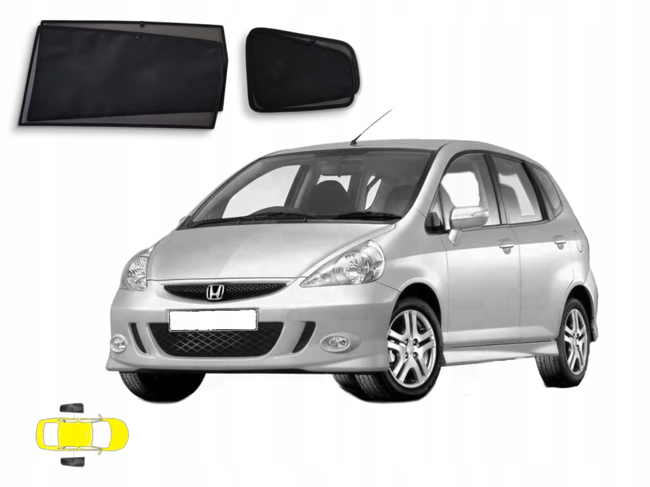 

Dedykowane zasłonki przeciwsłoneczne-Honda Jazz II