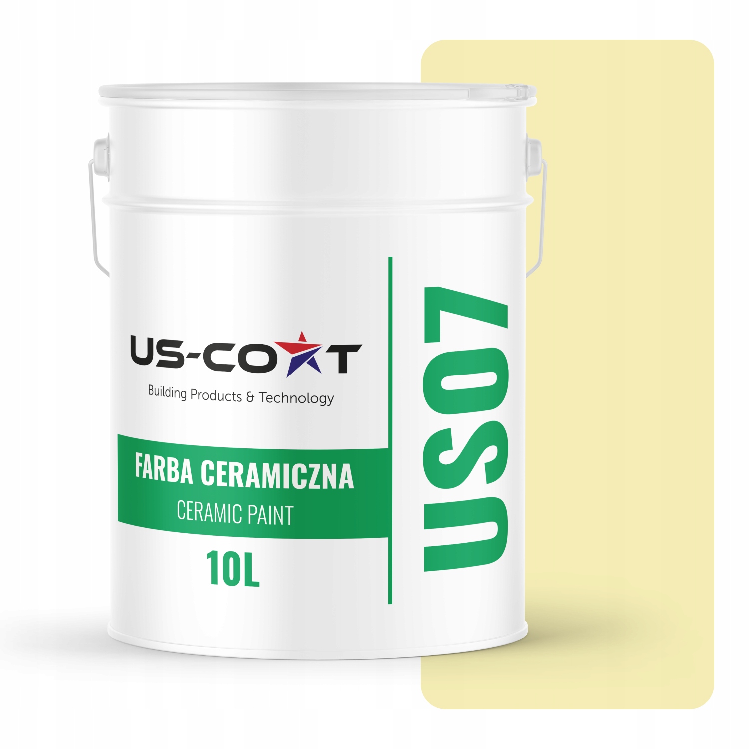 Keramická Farba Slamková H7182 10L Hlboká Matná Na Steny Stropov