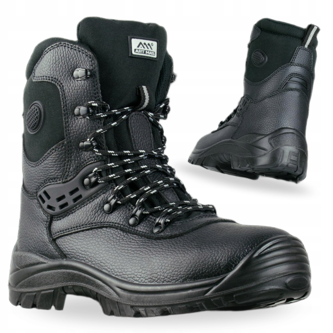 Buty taktyczne trekkingowe wysokie robocze wojskowe skórzane militarne 42