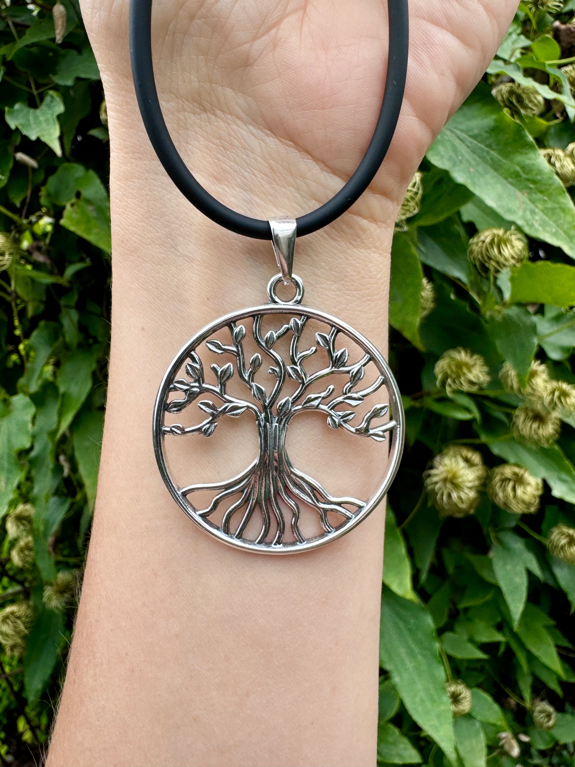 Velký přívěsek Strom Života Stříbro Přívěsek 925 Na Řetízek