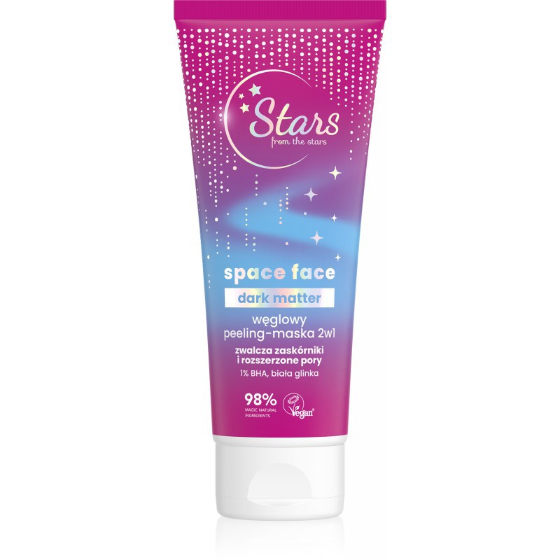 STARS 75ML 2W1 WĘGLOWY PEELING-MASKA DARK MATTER /940