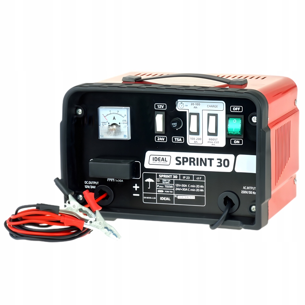 Transformátorový usmerňovač Sprint 30 230V 12-24V Ideal 30A pre akumulátory