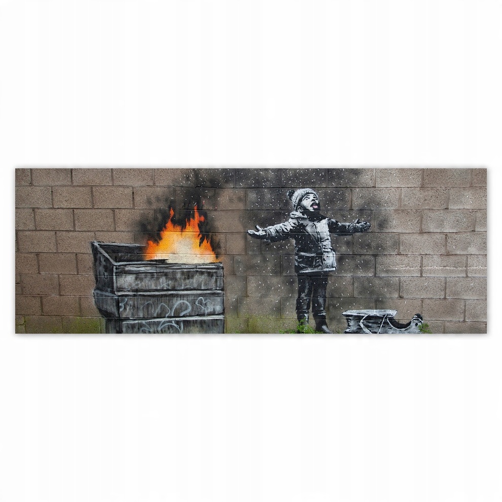

Fototapety flizelina 624x219 Smog Banksy Graffiti