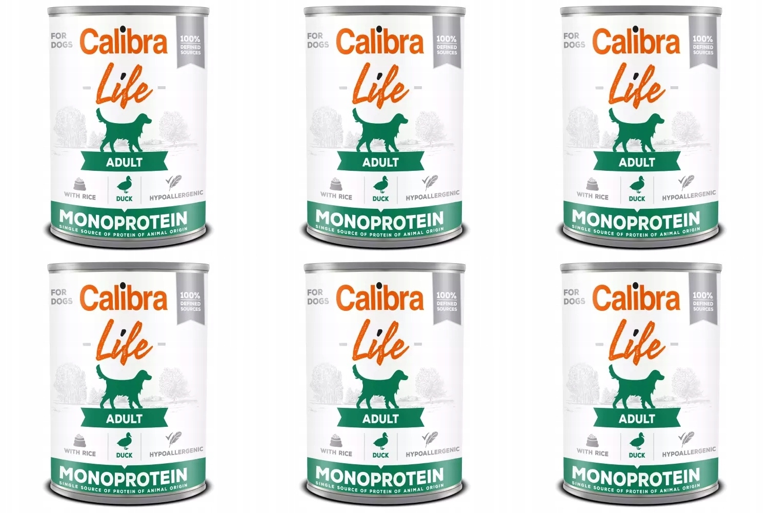 Calibra Life Dog Monoprotein Kachna 6 x 400 g