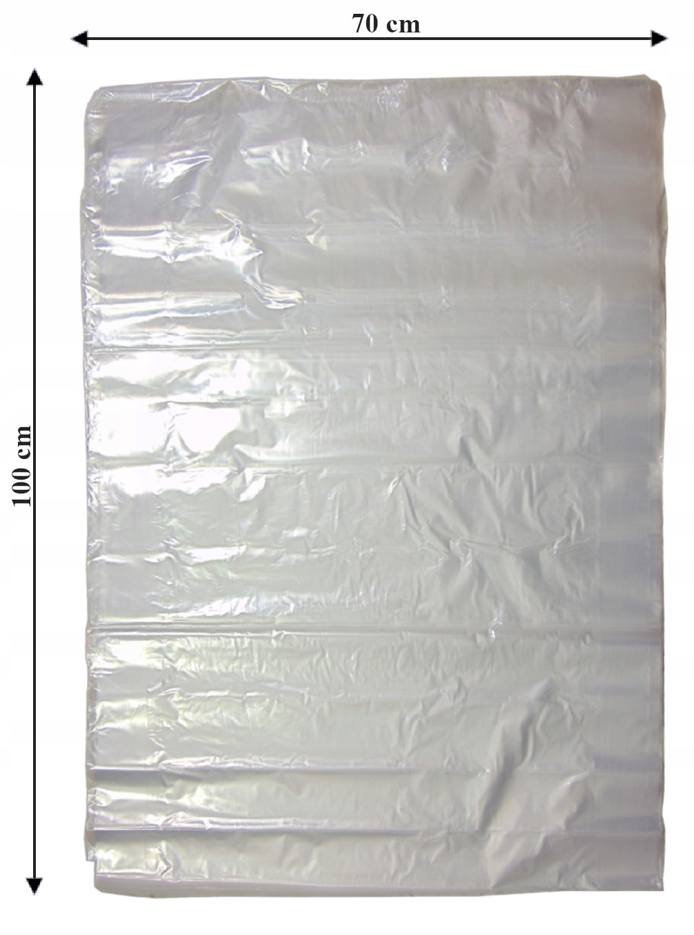 

Worki foliowe przezroczyste 70x100x15 cm,10 sztuk
