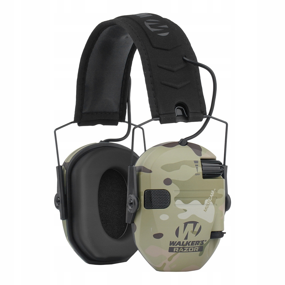 Aktywne ochronniki słuchu Walker's Razor Slim strzeleckie MultiCam